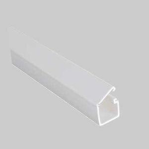 CANALINA PASSACAVI AUTOADESIVA 10x10 mm - barra 2 mt