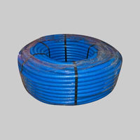 TUBO CORRUGATO CON TIRAFILO BLU Ø 25 mm - rotolo 50 mt - 50 metrilineari