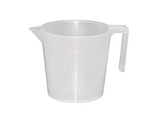 CARAFFA GRADUATA IN PLASTICA- - ml.1000 - 5 pezzi XTRA