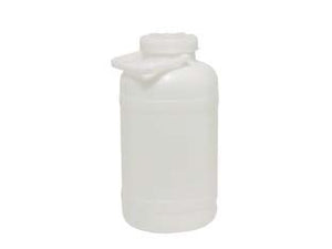 FUSTO A BOCCA LARGA IN POLIETILENE PER ALIMENTI SENZA RUBINETTO  lt.10  bocca ø cm.11  misure ø cm.22x40,7h.