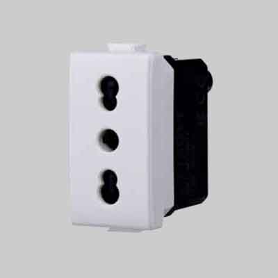 PRESA BIVALENTE 'SOLAR' 10/16A 250V - 2P+T - ELETTROIT