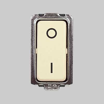 INTERRUTTORE BIPOLARE 'TONDO' 16Ax 250V - EC ELETTROCANALI