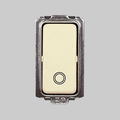 PULSANTE UNIPOLARE GENERICO 'TONDO' 10Ax 250V 1P/NO - EC ELETTROCANALI