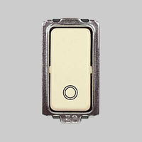 PULSANTE UNIPOLARE GENERICO 'TONDO' 10Ax 250V 1P/NO - EC ELETTROCANALI