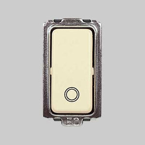 PULSANTE UNIPOLARE GENERICO 'TONDO' 10Ax 250V 1P/NO - EC ELETTROCANALI