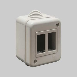CONTENITORE DA PARETE PER APPARECCHI IP40 3 Posti - EC ELETTROCANALI
