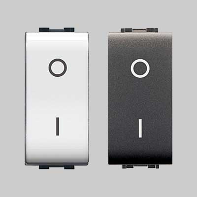 INTERRUTTORE BIPOLARE MYLIFE 16Ax 250V - Grigio - EC ELETTROCANALI