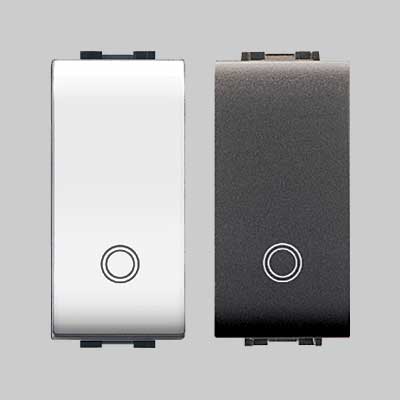 PULSANTE UNIPOLARE GENERICO 'MYLIFE' 16A 250V 1P/NO - Grigio - EC ELETTROCANALI