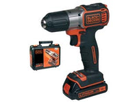 TRAPANO AVVITATORE AUTOSENSE BATTERIA LITIO 18V (ASD184KQW)  1 batteria al litio da 1,5 Ah    BLACK&DECKER