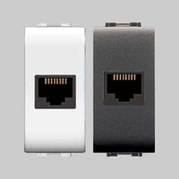 PRESA TELEFONICA 'MYLIFE' RJ11 Plug 6/4 - Grigio - EC ELETTROCANALI