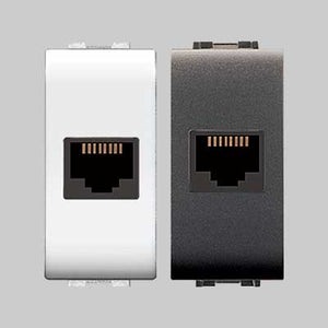 PRESA TELEFONICA 'MYLIFE' RJ11 Plug 6/4 - Grigio - EC ELETTROCANALI