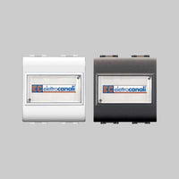 PULSANTE CON PORTANOME 'MYLIFE' 1P/NO 250V - Grigio - EC ELETTROCANALI