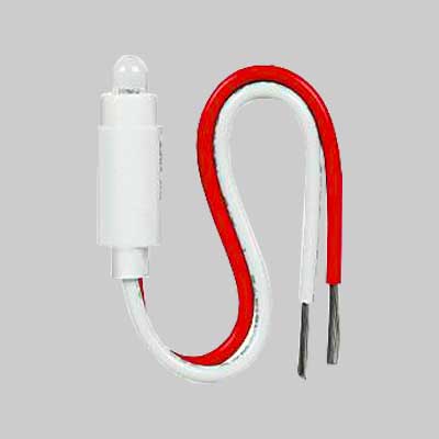 LAMPADA LED SPIA PER PULSANTE ILLUMINABILE cavo 100 mm - EC ELETTROCANALI