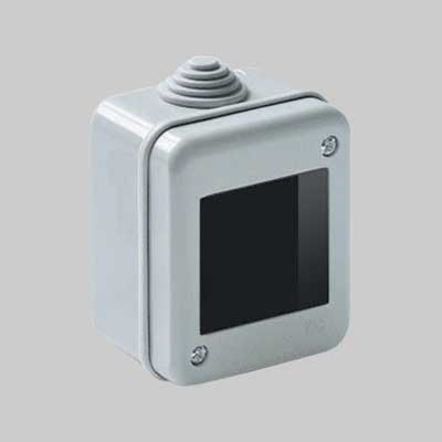 CONTENITORE DA PARETE PER APPARECCHI IP40 'MYLIFE' 1 posto - EC ELETTROCANALI