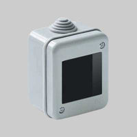 CONTENITORE DA PARETE PER APPARECCHI IP40 'MYLIFE' 1 posto - EC ELETTROCANALI