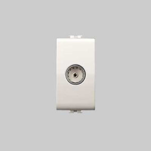 PRESA COASSIALE TV 'EASY' Bianco - EC ELETTROCANALI