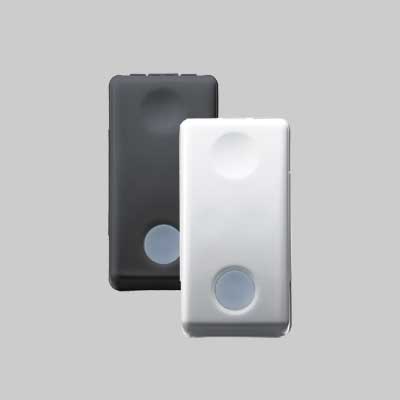 INTERRUTTORE UNIPOLARE ILLUMINABILE 'SISTEM' 16Ax 250V - Nero - GEWISS