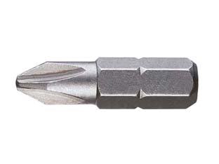 INSERTI A CROCE PHILLIPS PER AVVITATORI MM.25- - mm.25 PH 0 - 10 pezzi EXCEL