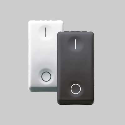 INTERRUTTORE BIPOLARE 'SISTEM' 16Ax 250V - Nero - GEWISS