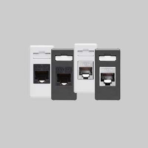 PRESA TELEFONICA RJ45 CAT 5E 'SISTEM' UTP - Nero - GEWISS