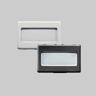 PULSANTE CON PORTANOME 'SYSTEM' 2 moduli - 1P NA 250V - Nero - GEWISS