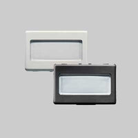 PULSANTE CON PORTANOME 'SYSTEM' 3 moduli - 1P NA 250V - Nero - GEWISS