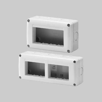 CONTENITORE DA PARETE PER APPARECCHI IP40 'SYSTEM' 1 Posto - GEWISS