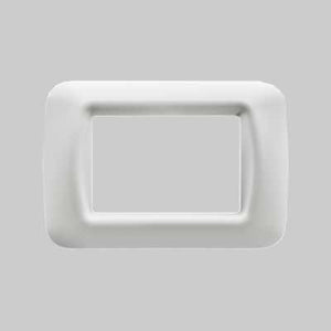 PLACCA COPRINTERRUTTORE BIANCO NUVOLA 'SYSTEM' 3 posti - GEWISS