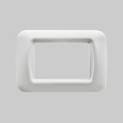 PLACCA COPRINTERRUTTORE BIANCO NUVOLA 'SYSTEM' 4 POSTI - GEWISS