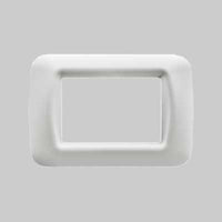 PLACCA COPRINTERRUTTORE BIANCO NUVOLA 'SYSTEM' 4 POSTI - GEWISS