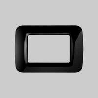 PLACCA COPRINTERRUTTORI NERO TONER 'SYSTEM' 4 posti - GEWISS
