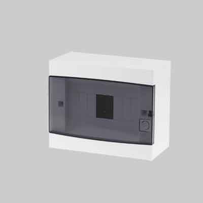 CENTRALINO DA PARETE C/PORTELLO IP40 8 Mod. 217x175x105 - Bianco