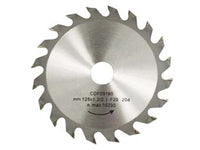 DISCO LAMA CIRCOLARE WIDIA DENTATURA CIVETTA  ø mm.125 foro 20/13 denti 20 sp.mm.1,2    EXCEL