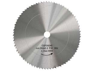 DISCO LAMA CIRCOLARE CROMO VANADIO DENTATURA NORMALE  ø mm.550 foro 30 denti 80 sp.mm.3,0    EXCEL