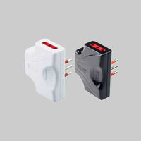 ADATTATORE TRIPLO EXTRAPIATTO 10A ROSI 2P+T - prese 10A 2P+T, Col. Nero - ROSI