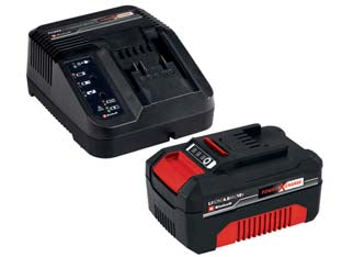 KIT ENERGY CARICABATTERIA XCHANGE + 1 BATTERIA 18V 4AH    EINHELL