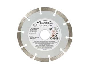 DISCHI DIAMANTATI PER SCANALATORI  TCMA 1300  ø mm.125  foro mm.22,2    EINHELL