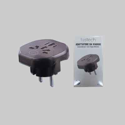 ADATTATORE DA VIAGGIO 'LS-AC6' LOSTECH Portata massima 2500 Watt - LOSTECH