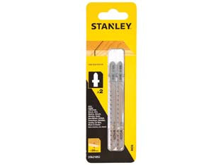 SET 2 LAME FRESATE PER SEGHETTO ALTERNATIVO PER LEGNO- - mm.100x2.0 fine (STA21042) - 1 blister STANLEY