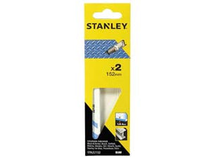 SET 2 LAME PER SEGHE A GATTUCCIO PER METALLO- - mm.152x1.4 fine (STA22132) - 1 blister STANLEY