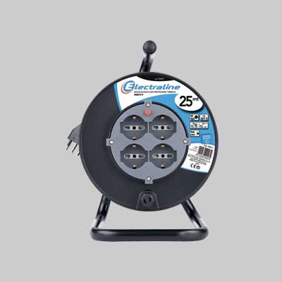 AVVOLGICAVO DOMESTICO CON CAVALETTO 15 mt - ELECTRALINE