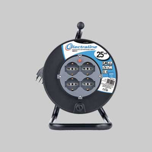 AVVOLGICAVO DOMESTICO CON CAVALETTO 50 mt - ELECTRALINE