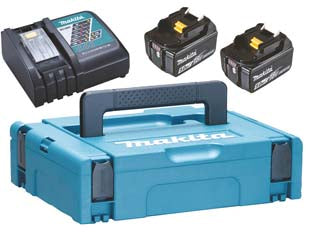 KIT ENERGY CARICABATTERIA + 2 BATTERIE 5AH (1976242)    MAKITA