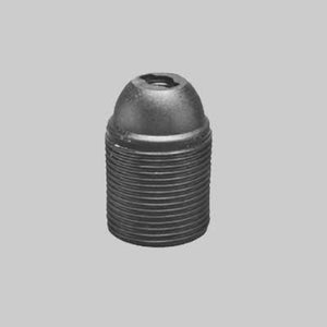 PORTALAMPADA FILETTATO E27 Colore Nero - LAMPO