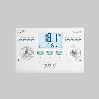 CRONOTERMOSTATO ELETTRONICO GIORNALIERO 'FACILE' Regolazione +5  °C-35  °C - TECNO SWITCH