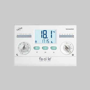 CRONOTERMOSTATO ELETTRONICO GIORNALIERO 'FACILE' Regolazione +5  °C-35  °C - TECNO SWITCH