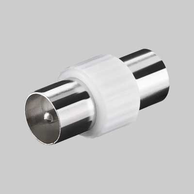 ADATTATORE COASSIALE TV SPINA/SPINA Ø 9,5 mm - 20 pezzi
