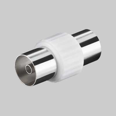 ADATTATORE COASSIALE TV PRESA/PRESA Ø 9,5 mm - 10 pezzi