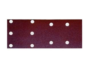 FOGLI CARTA ABRASIVA FORATA CON VELCRO PER LEVIGATRICI- - grana 40 blister da pz.10 - 1 blister MAKITA