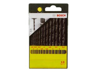 PUNTE HSS RETTIFICATE IN SET DA 13 PEZZI - 1 blister BOSCH